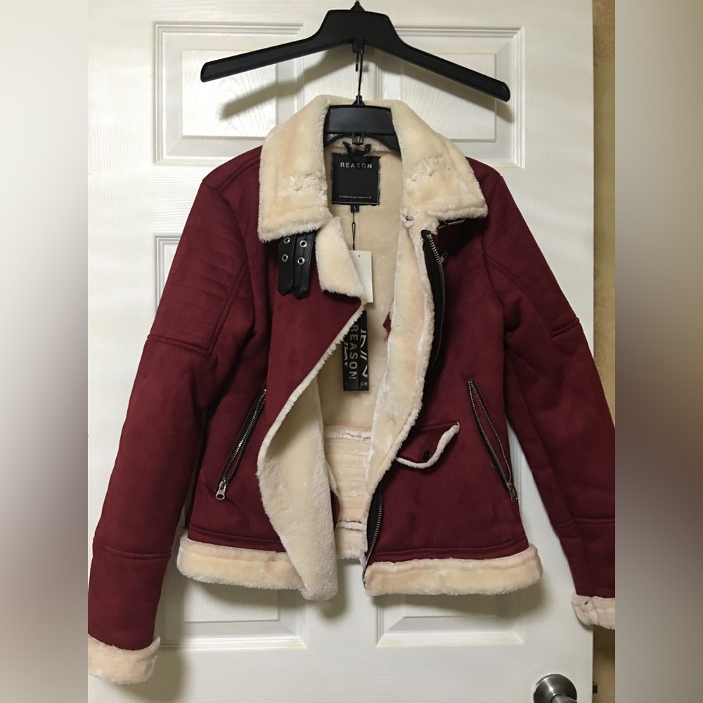 Coat in red